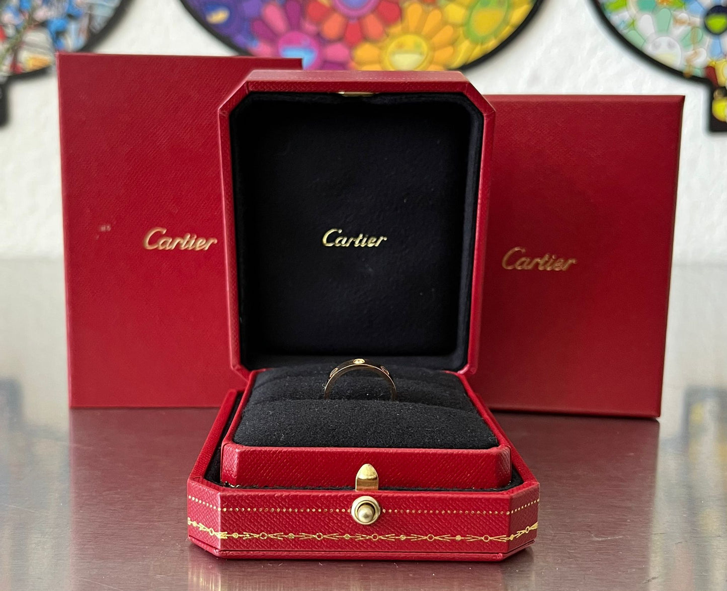 Cartier Love Ring (Kleines Modell, mit einem Diamanten) RM50
