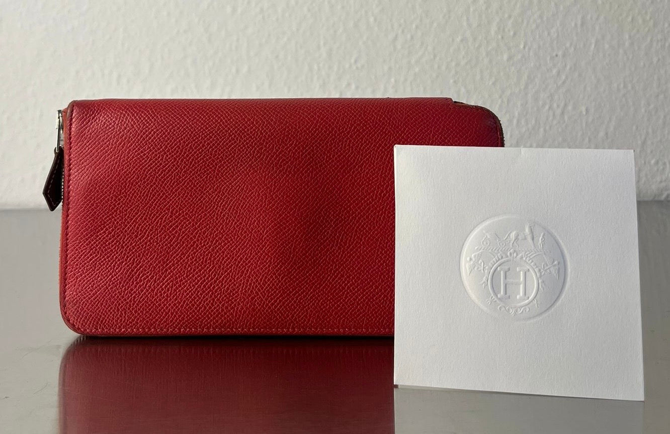 Hermès Geldbörse Silk'in Epsom Bougainvillier