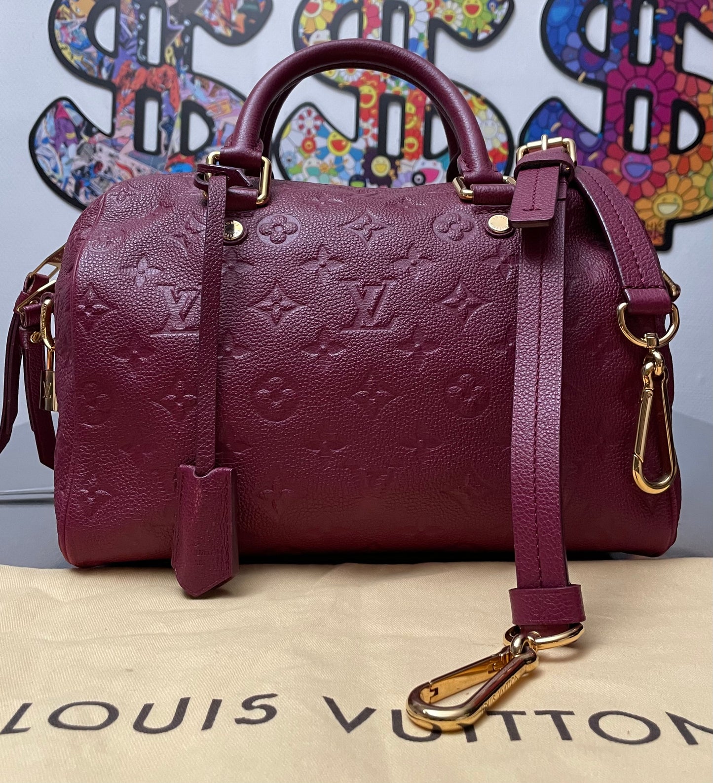 Louis Vuitton Speedy Bandouliere 25 Monogram Empreinte