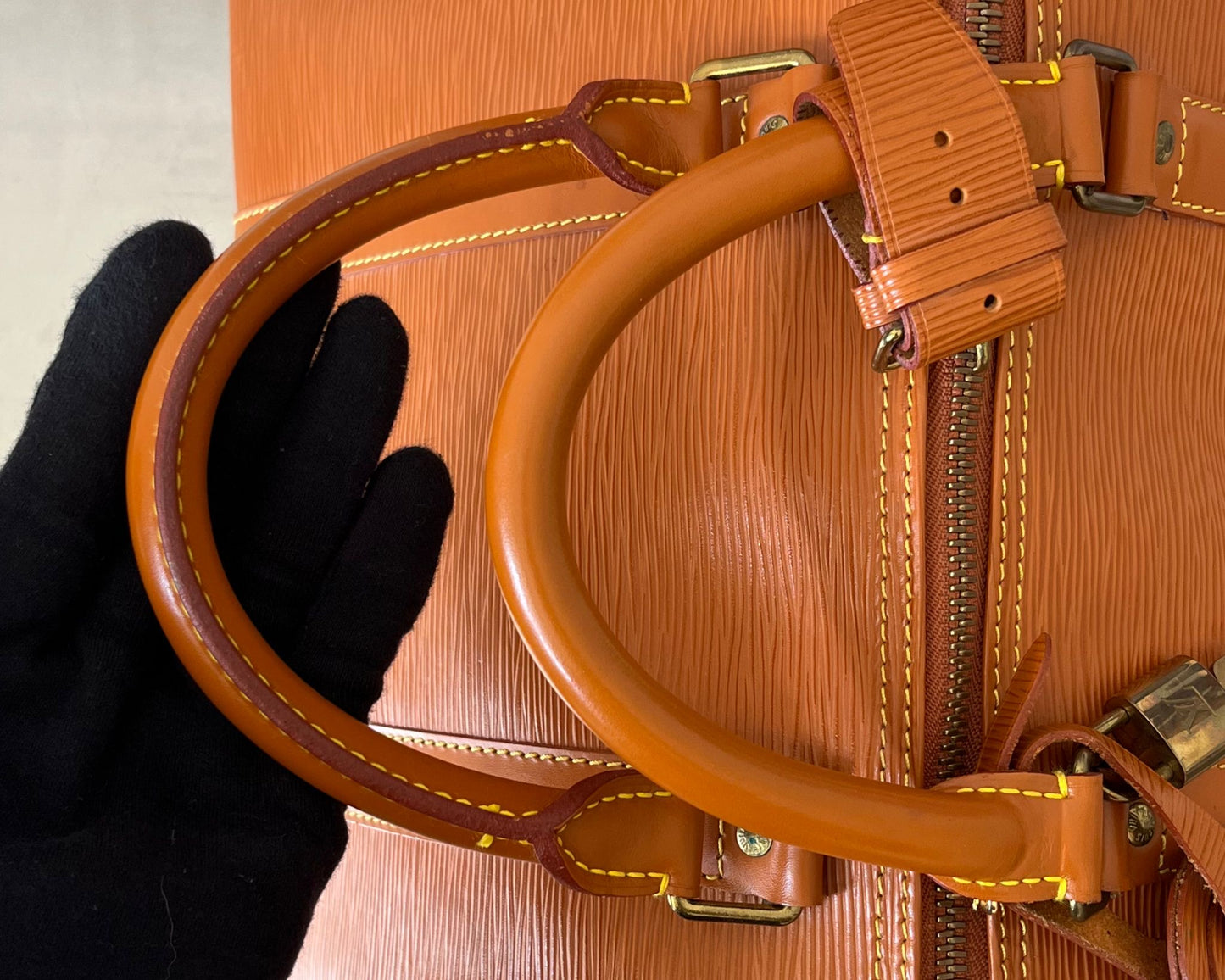 Louis Vuitton Keepall 55 Epi Leder