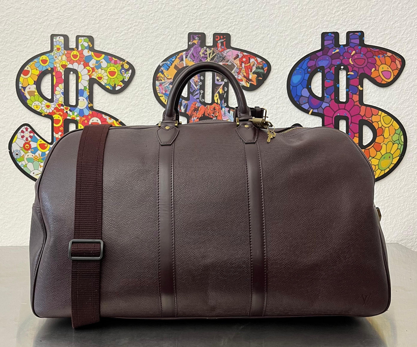 Louis Vuitton Kendall GM Taiga Leder