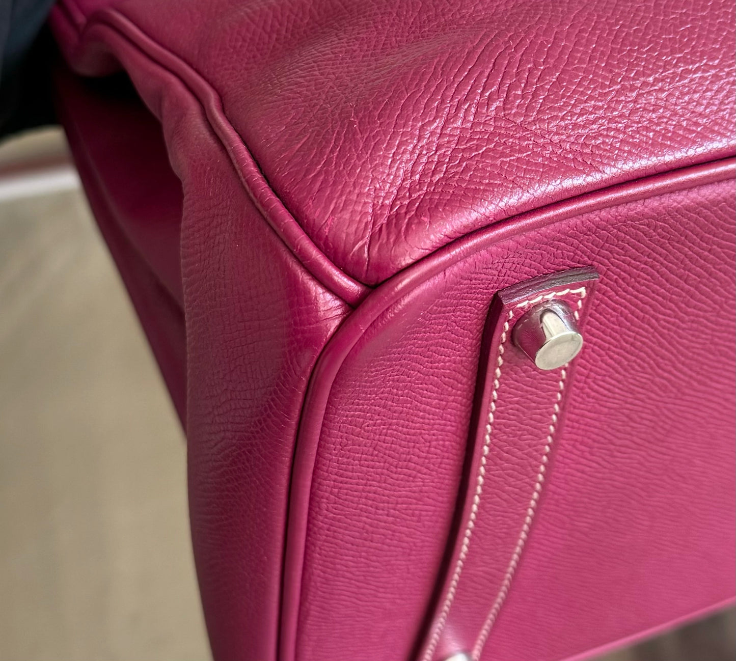 Hermès Birkin 35 Candy Collection Epsom Tosca / Rose Tyrien