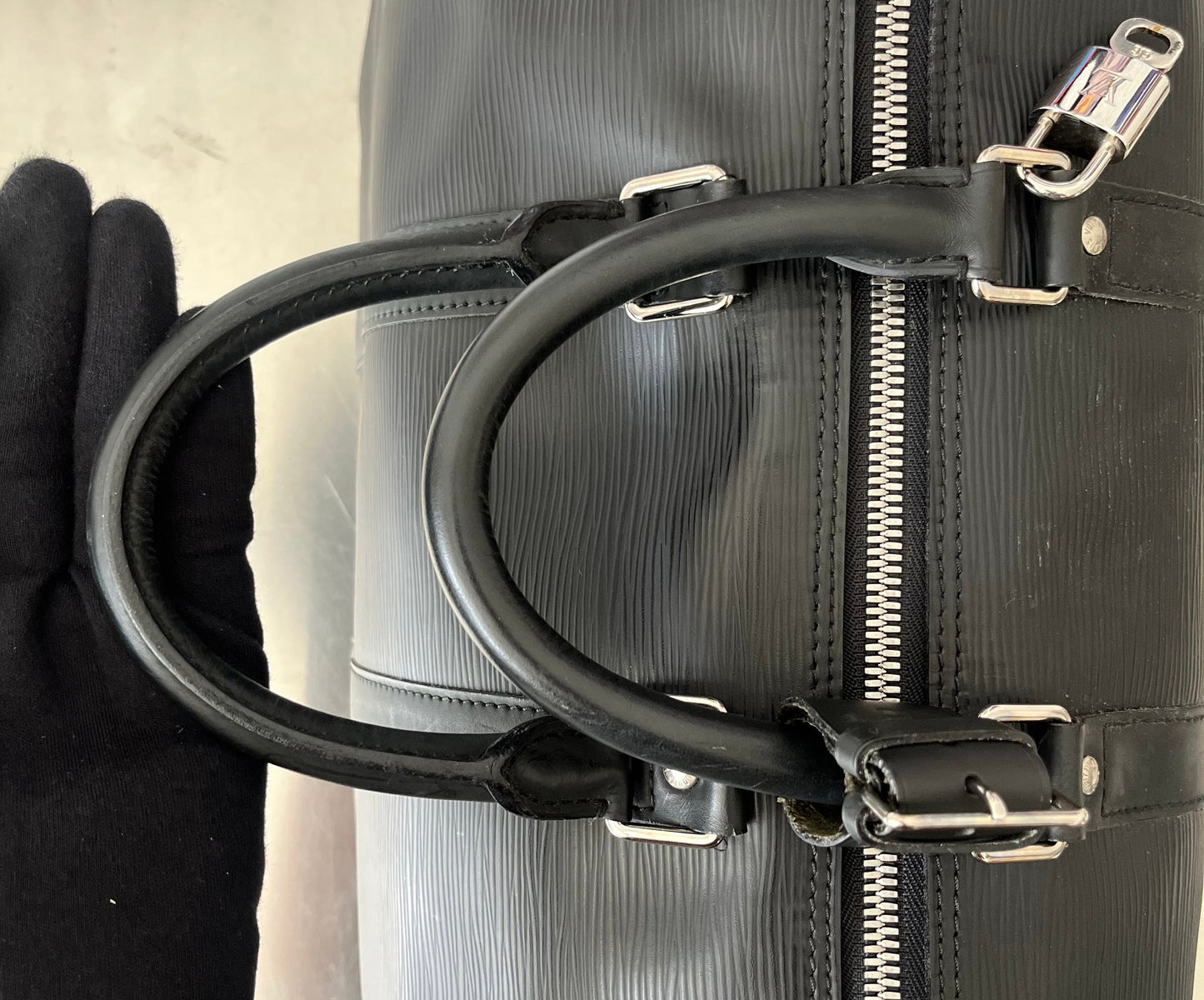 Louis Vuitton Keepall 45 Epi Leder