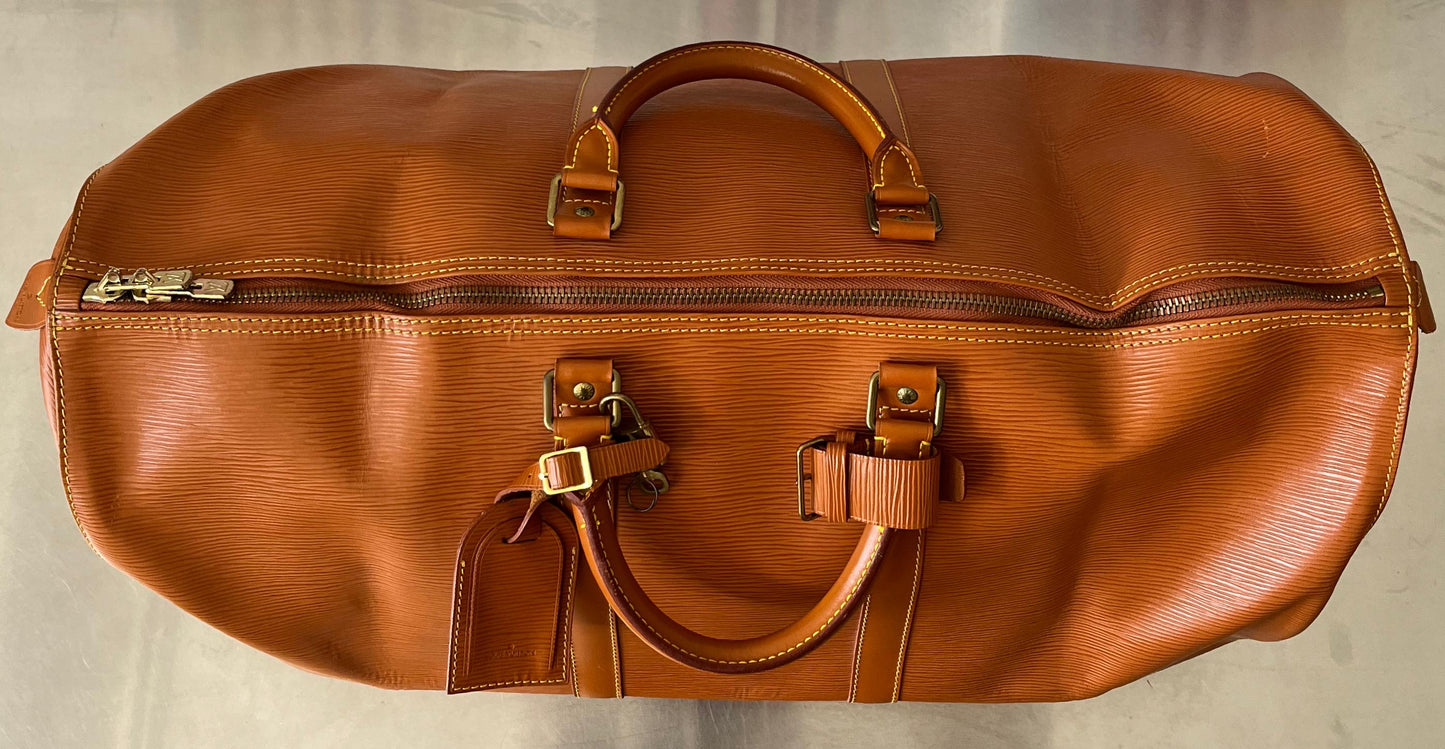 Louis Vuitton Keepall 55 Epi Leder