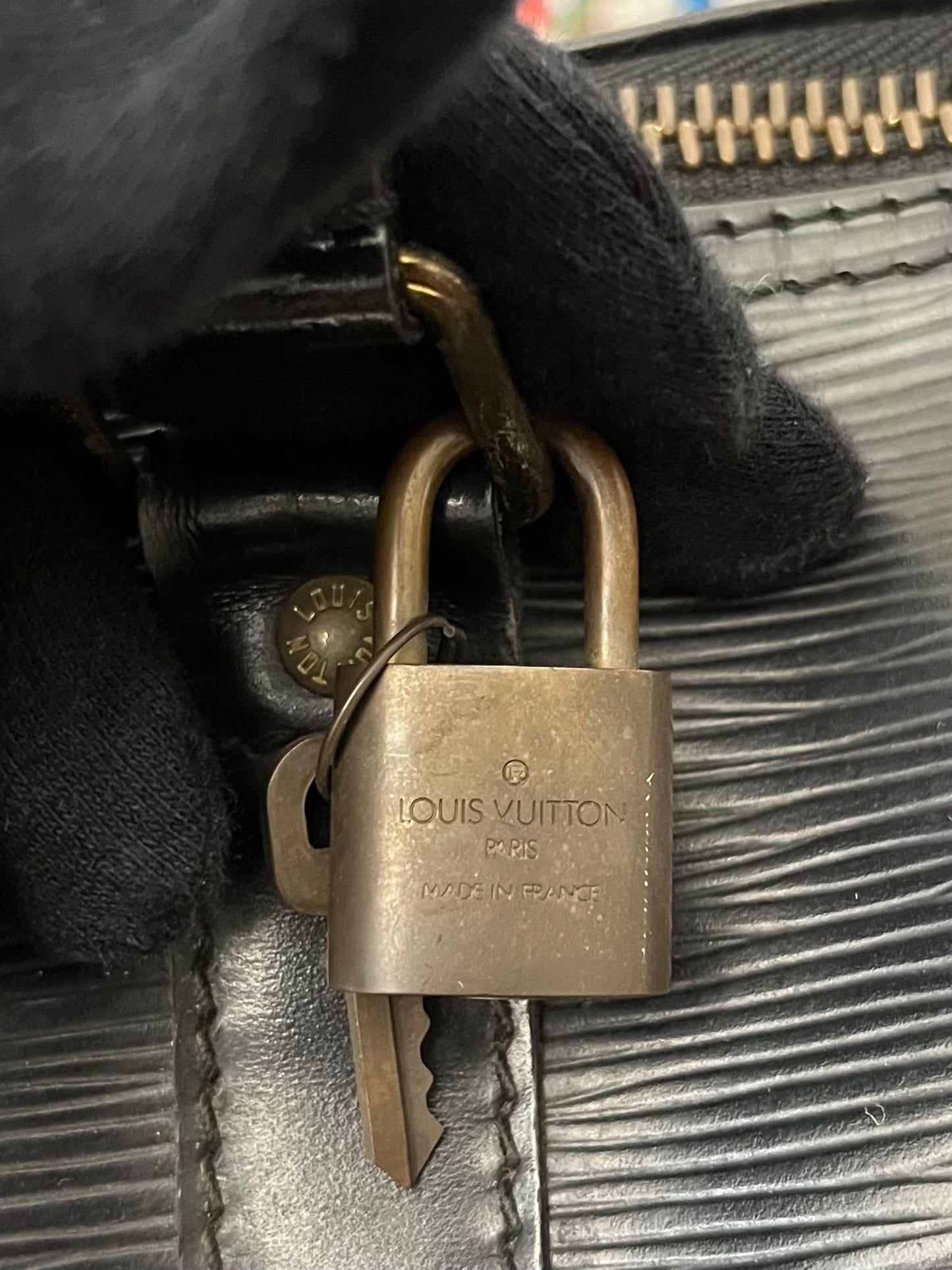 Louis Vuitton Keepall 45 Epi Leder