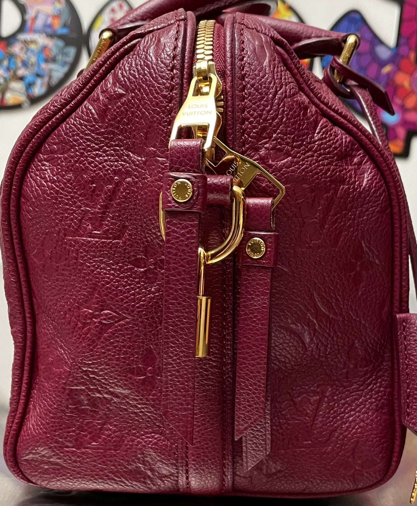 Louis Vuitton Speedy Bandouliere 25 Monogram Empreinte
