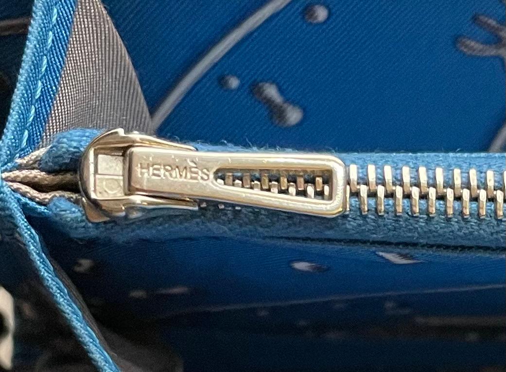 Hermès Geldbörse Silk'in Epsom Etoupe