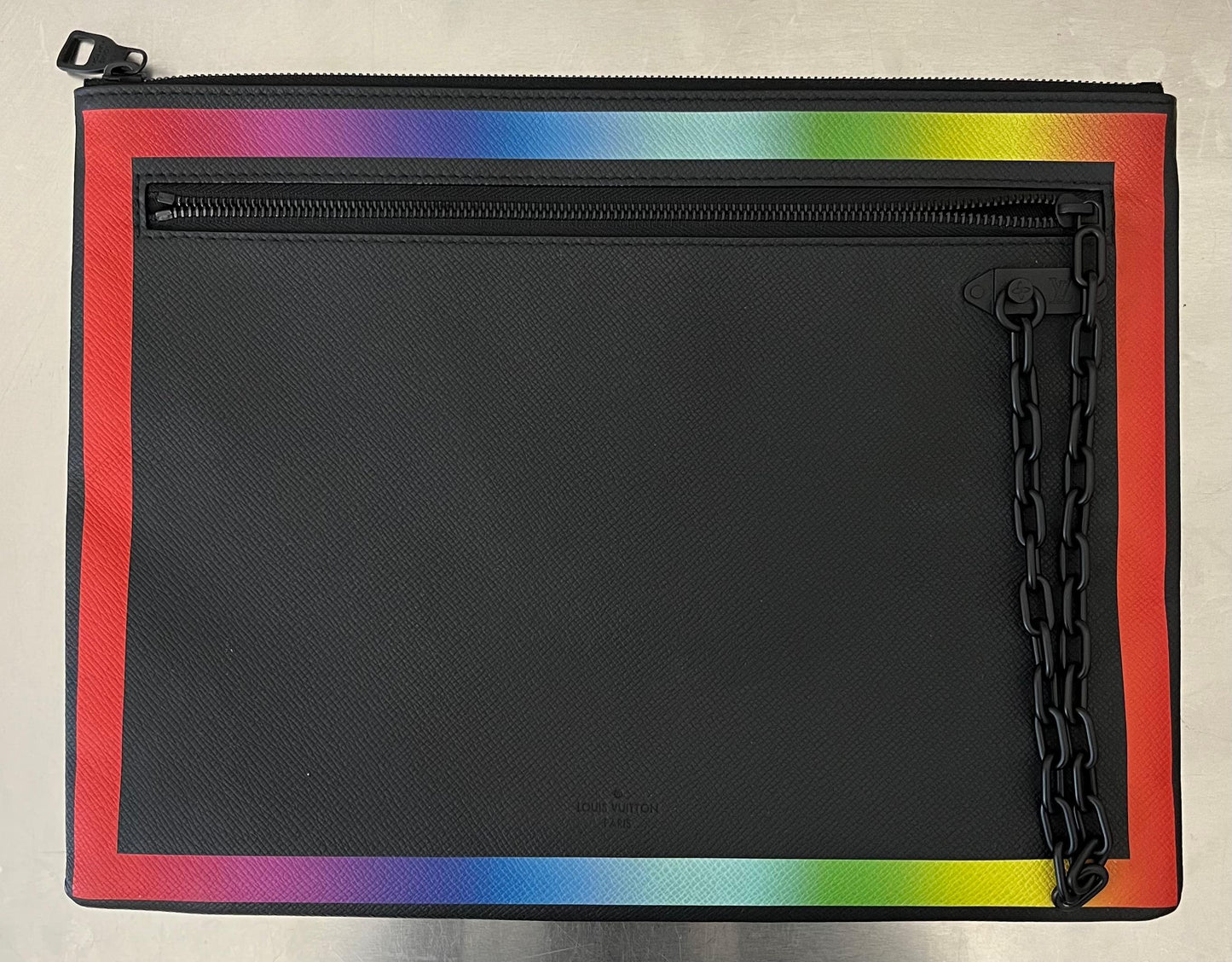 Louis Vuitton A4 Taiga Rainbow Pochette