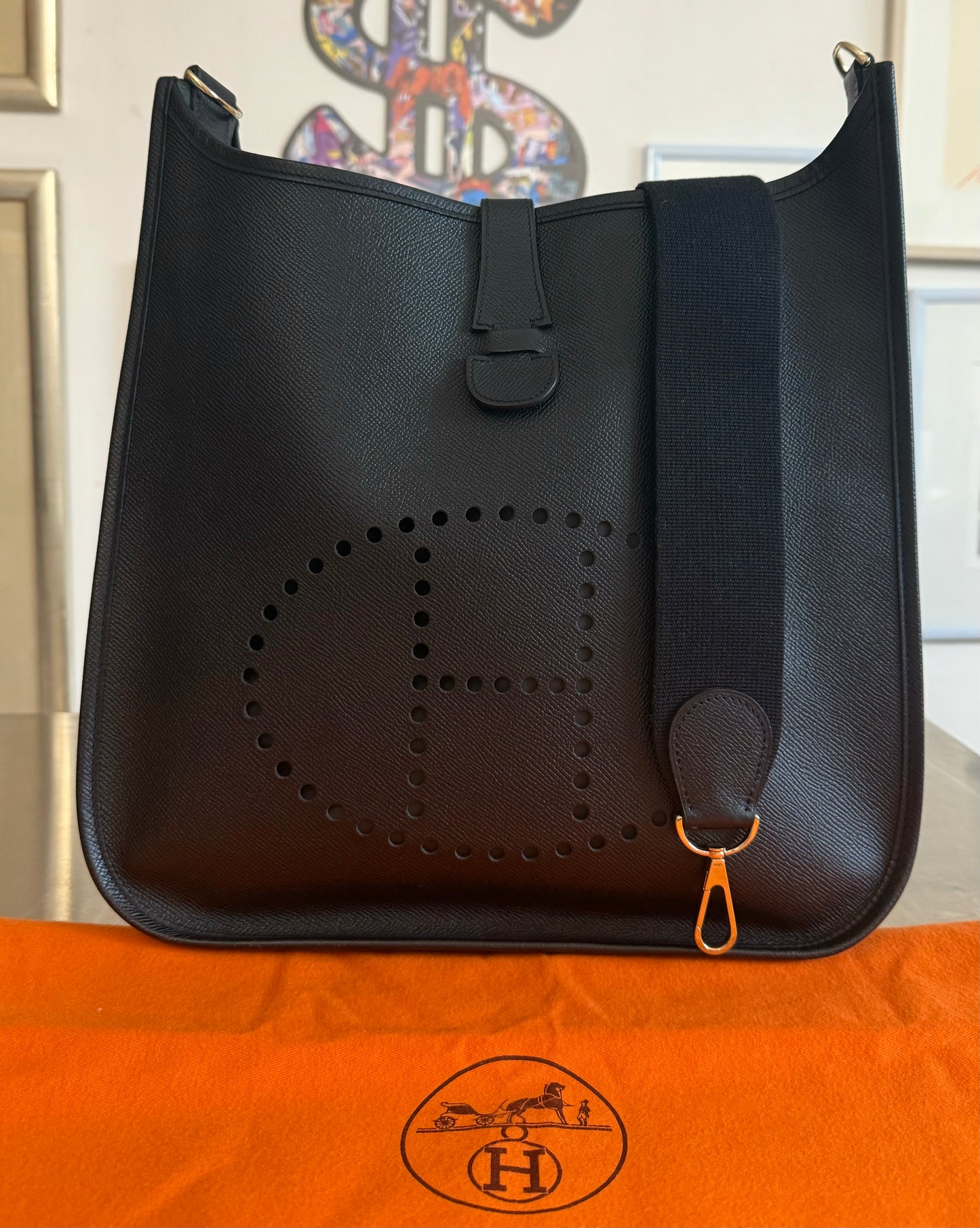 Hermès Evelyne II GM Epsom
