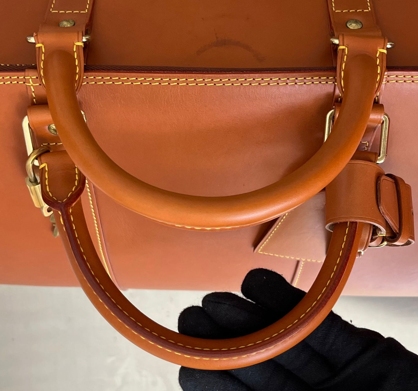Louis Vuitton Keepall 65 Special Order Nomad Leder
