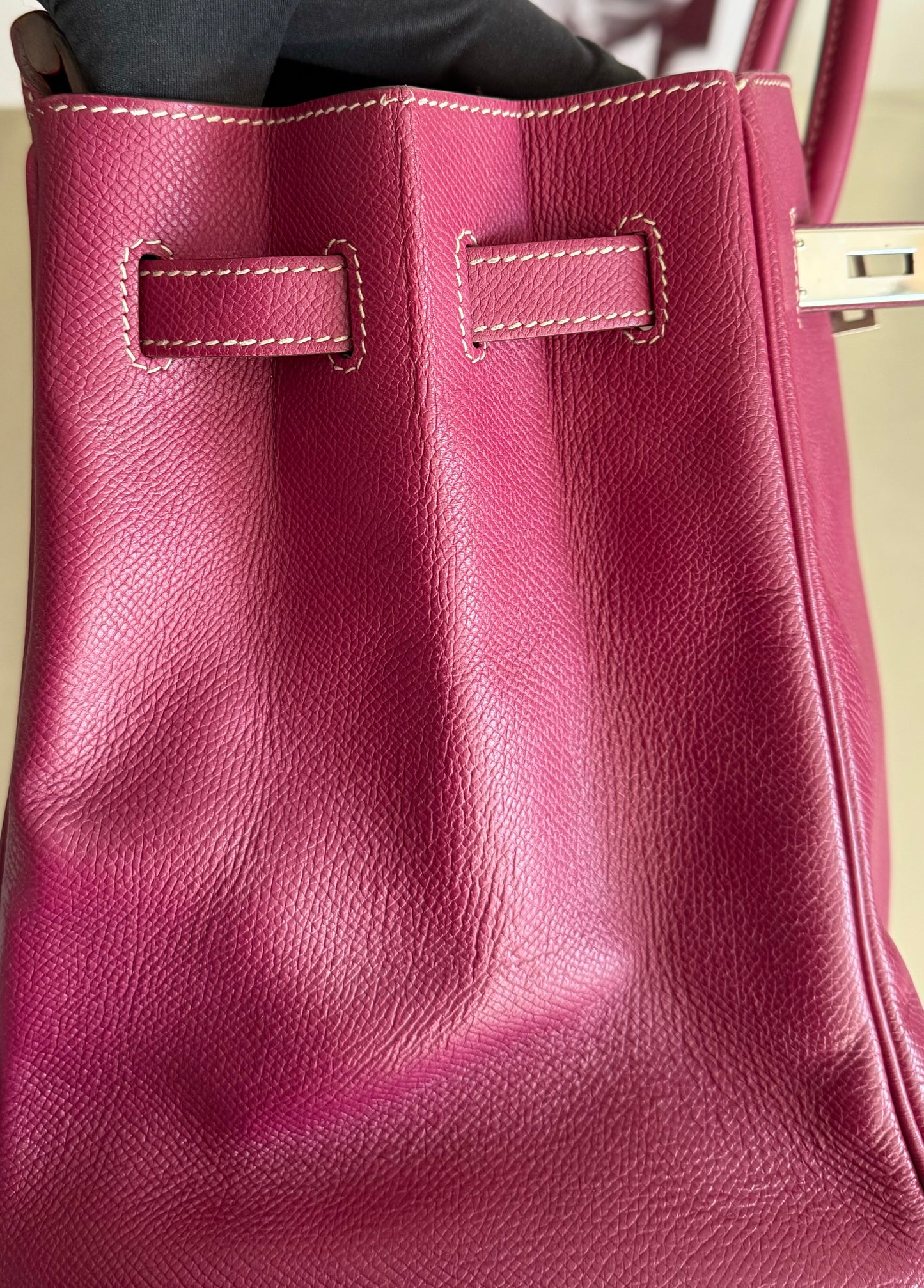 Hermès Birkin 35 Candy Collection Epsom Tosca / Rose Tyrien