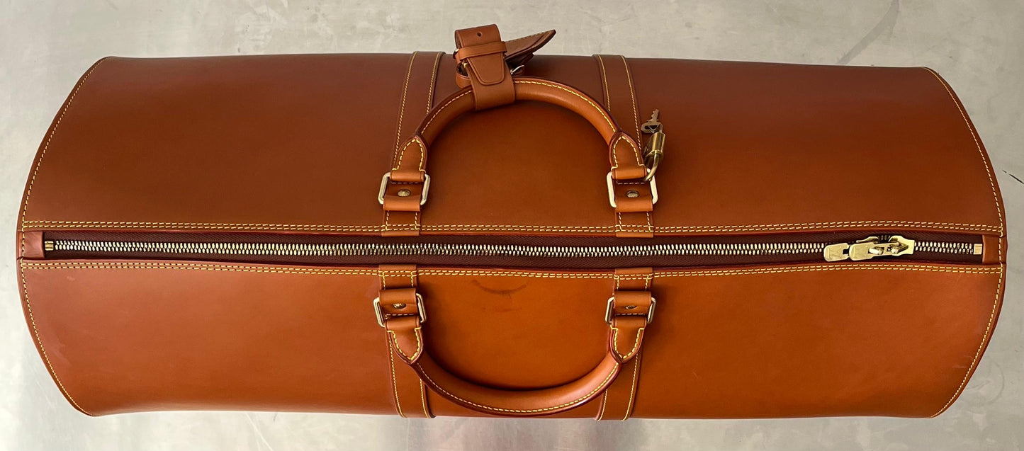 Louis Vuitton Keepall 65 Special Order Nomad Leder
