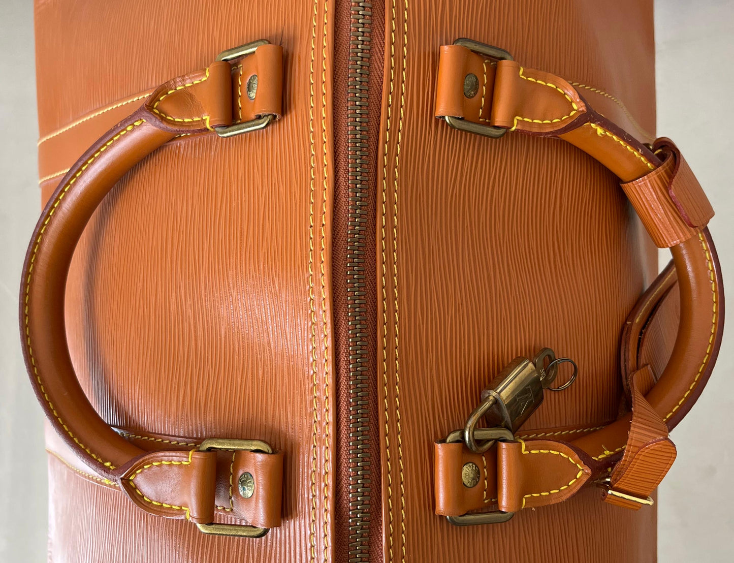 Louis Vuitton Keepall 55 Epi Leder