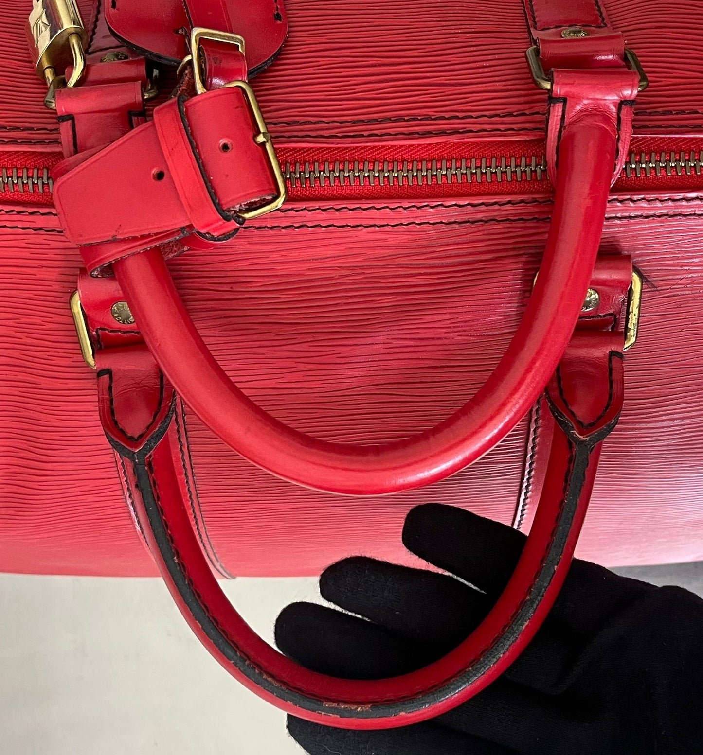 Louis Vuitton Keepall 50 Epi Leder
