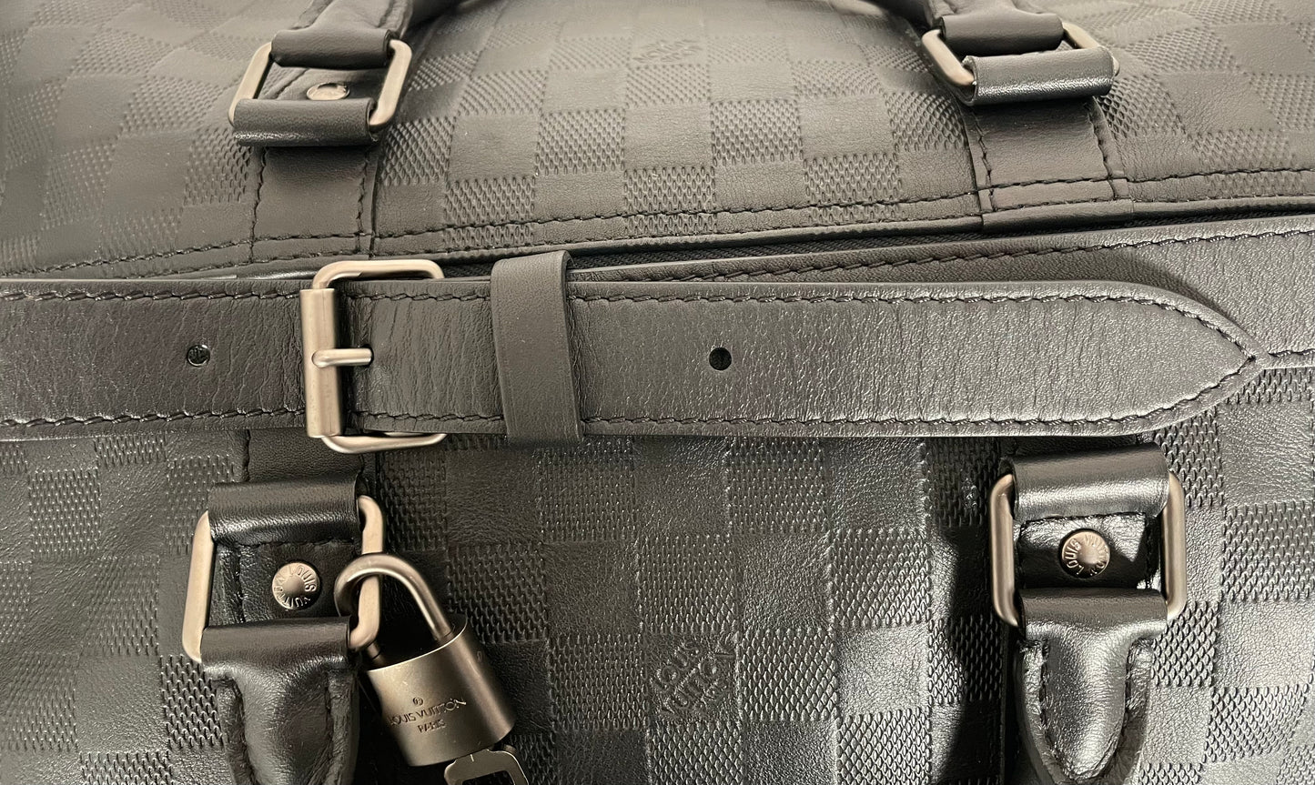 Louis Vuitton Keepall 55 Infini Damier Bandouliere Onyx