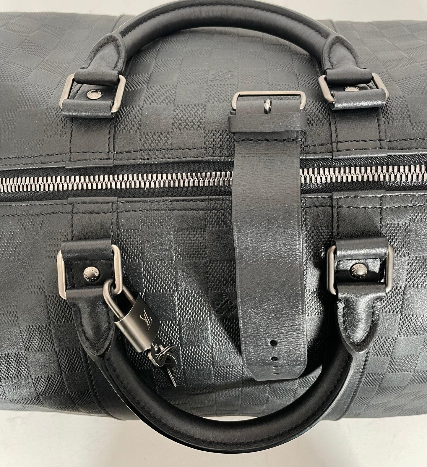 Louis Vuitton Keepall 55 Infini Damier Bandouliere Onyx