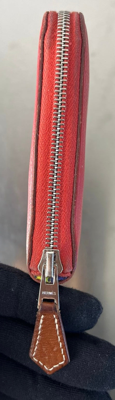 Hermès Geldbörse Silk'in Epsom Bougainvillier