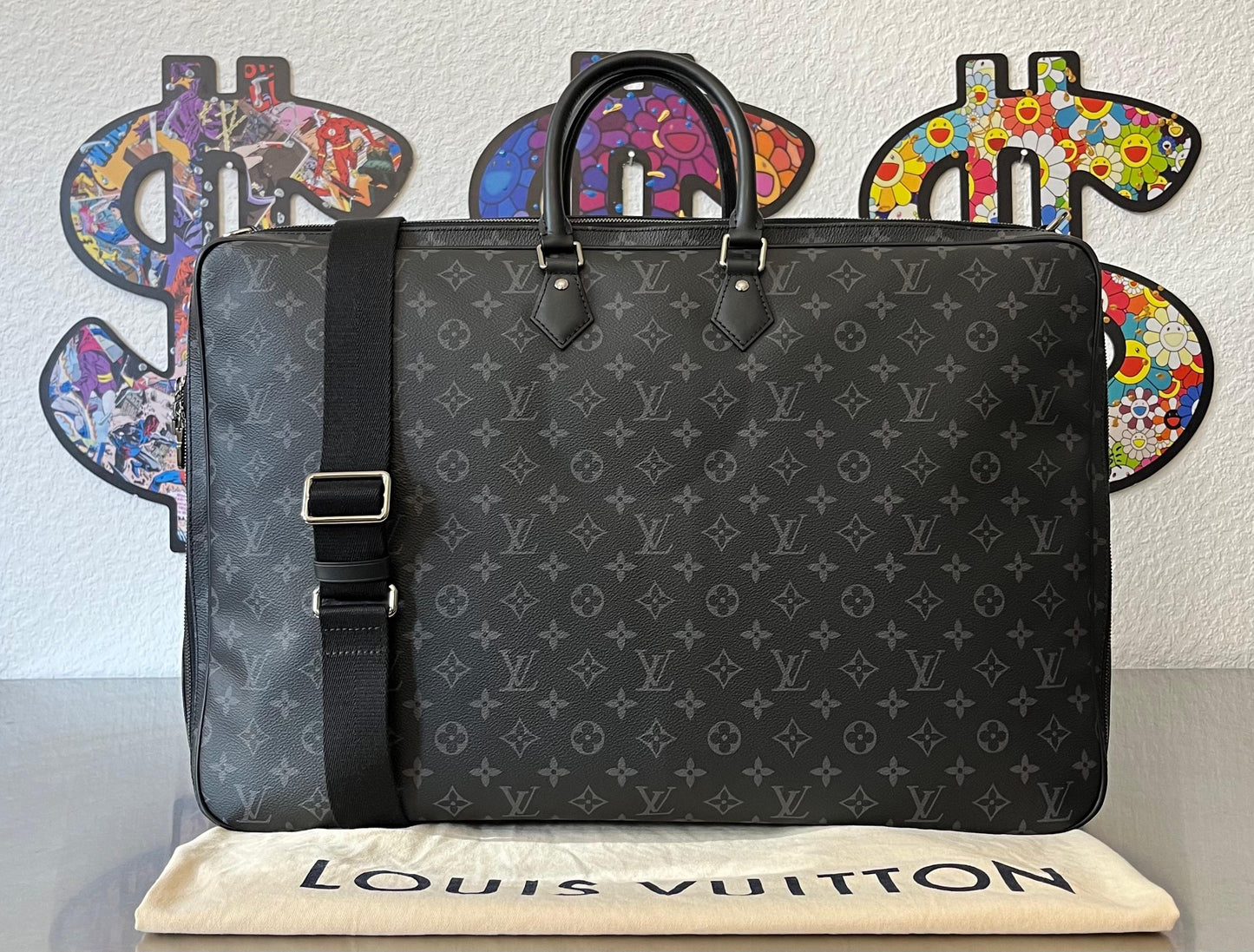 Louis Vuitton Kleiderschutzhülle Monogram Eclipse
