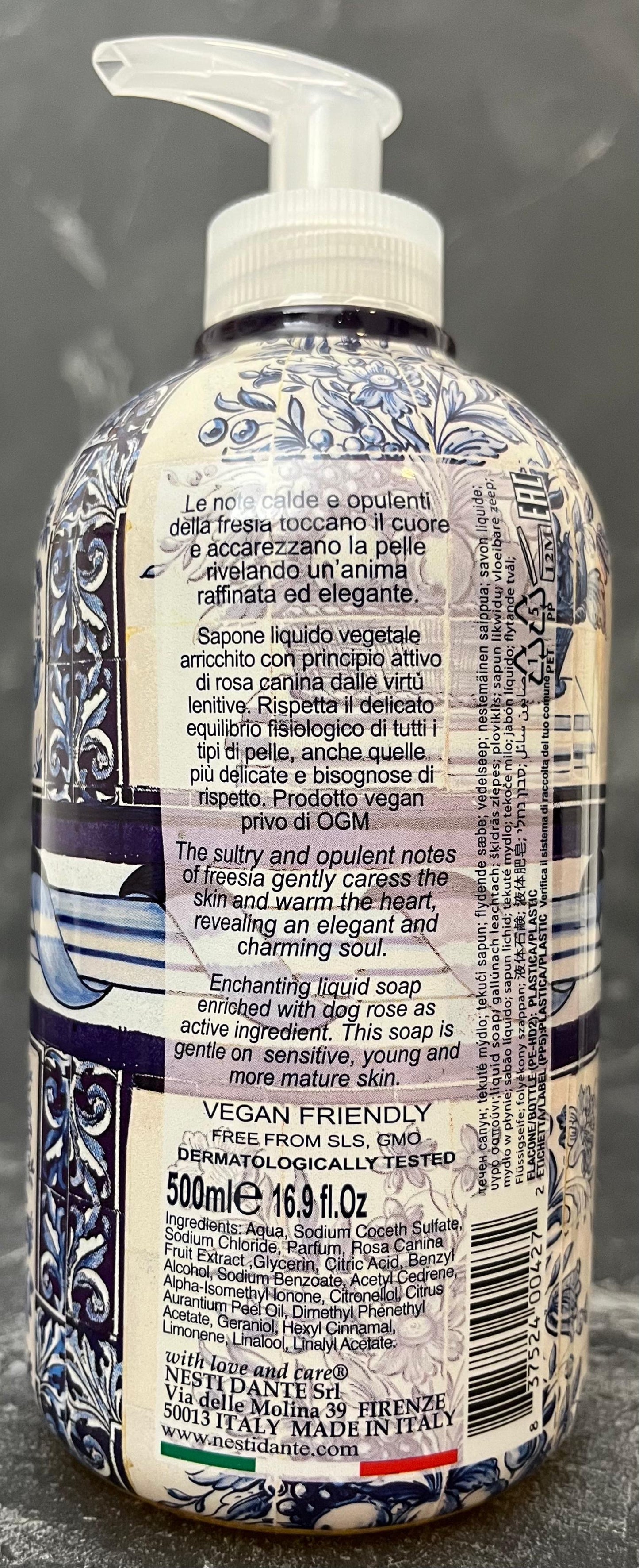 Nesti Dante - Villa Sole Fresia Blu Delle Eolie Flüssigseife 500ml