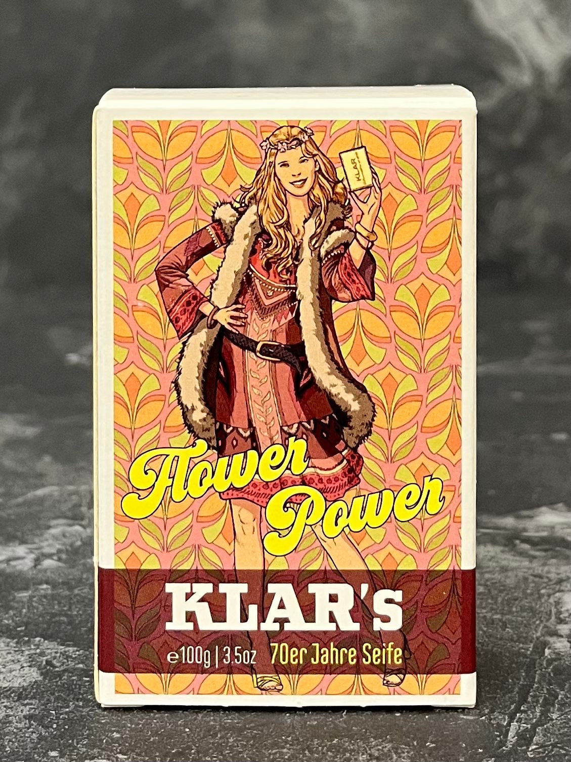 Klar's 70er Flower Power Seife 100g