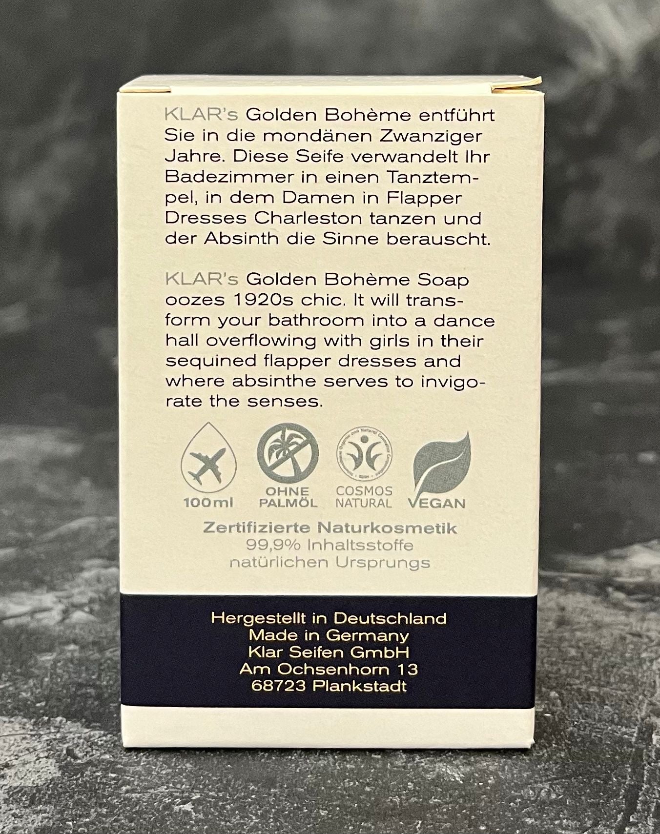 Klar's Golden Bohème Seife 100g