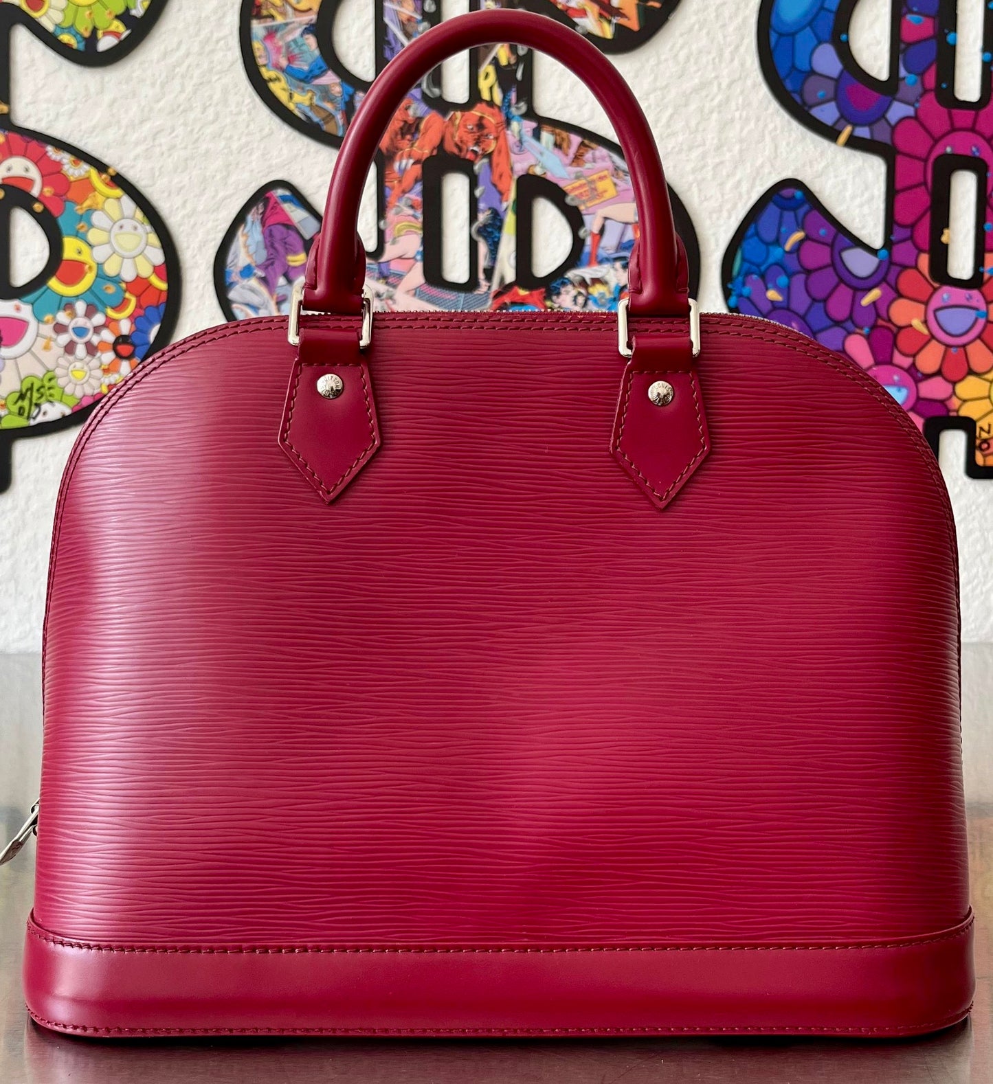 Louis Vuitton Alma PM Epi Fuchsia