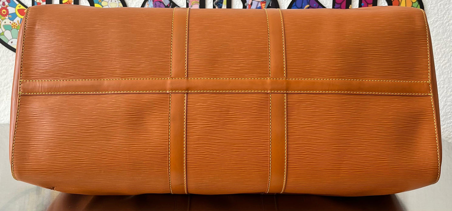 Louis Vuitton Keepall 55 Epi Leder