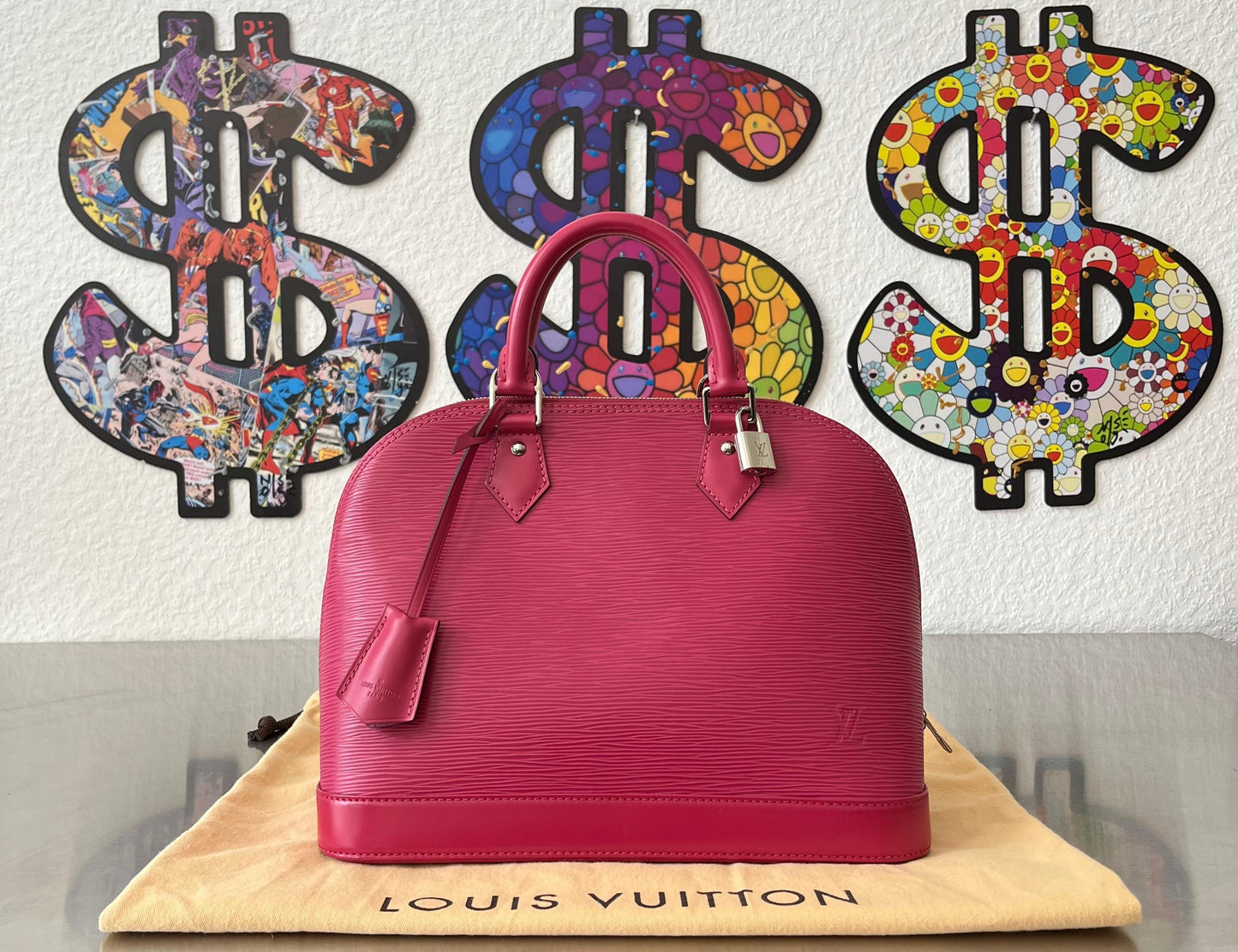 Louis Vuitton Alma PM Epi (Pink)