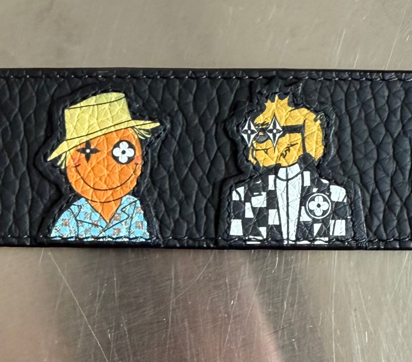 Louis Vuitton Virgil Abloh Monogram Character Initials Gürtel 40mm 90