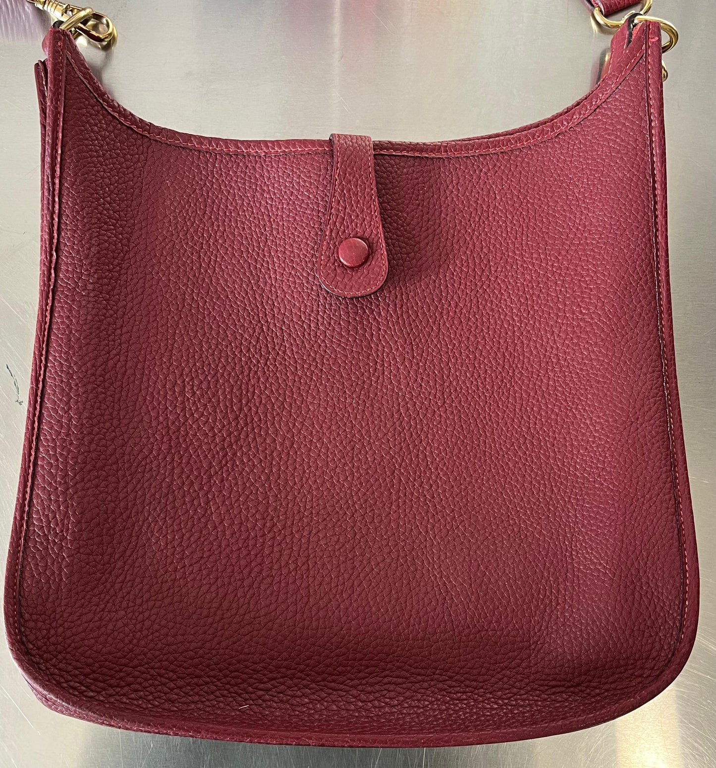 Hermès Evelyne I GM Crispe Fjord