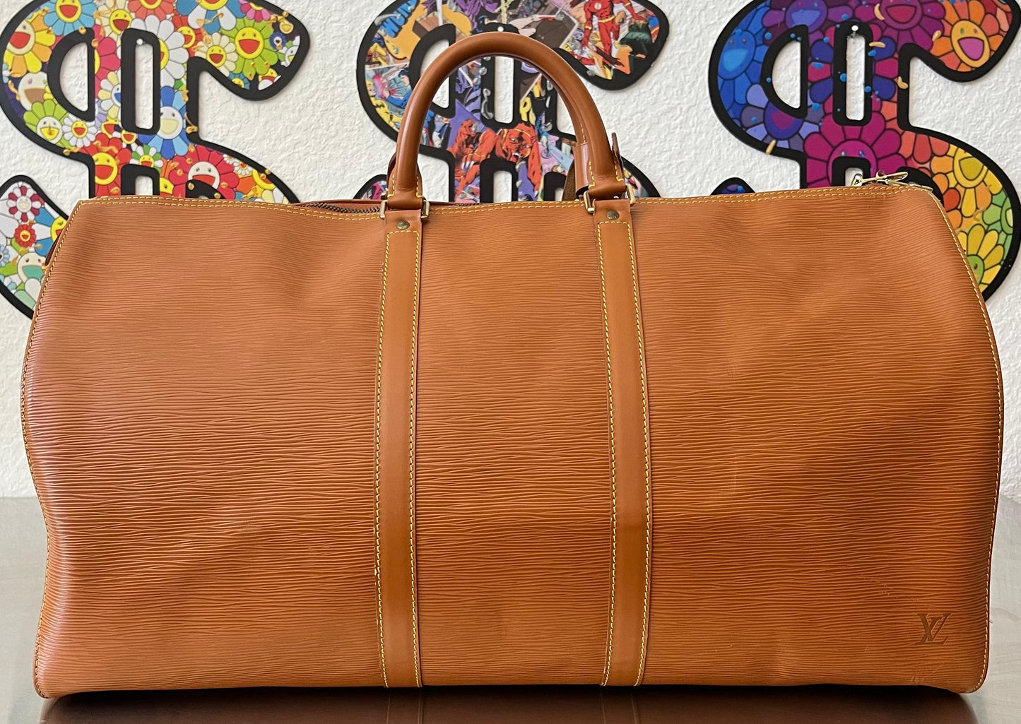 Louis Vuitton Keepall 55 Epi Leder