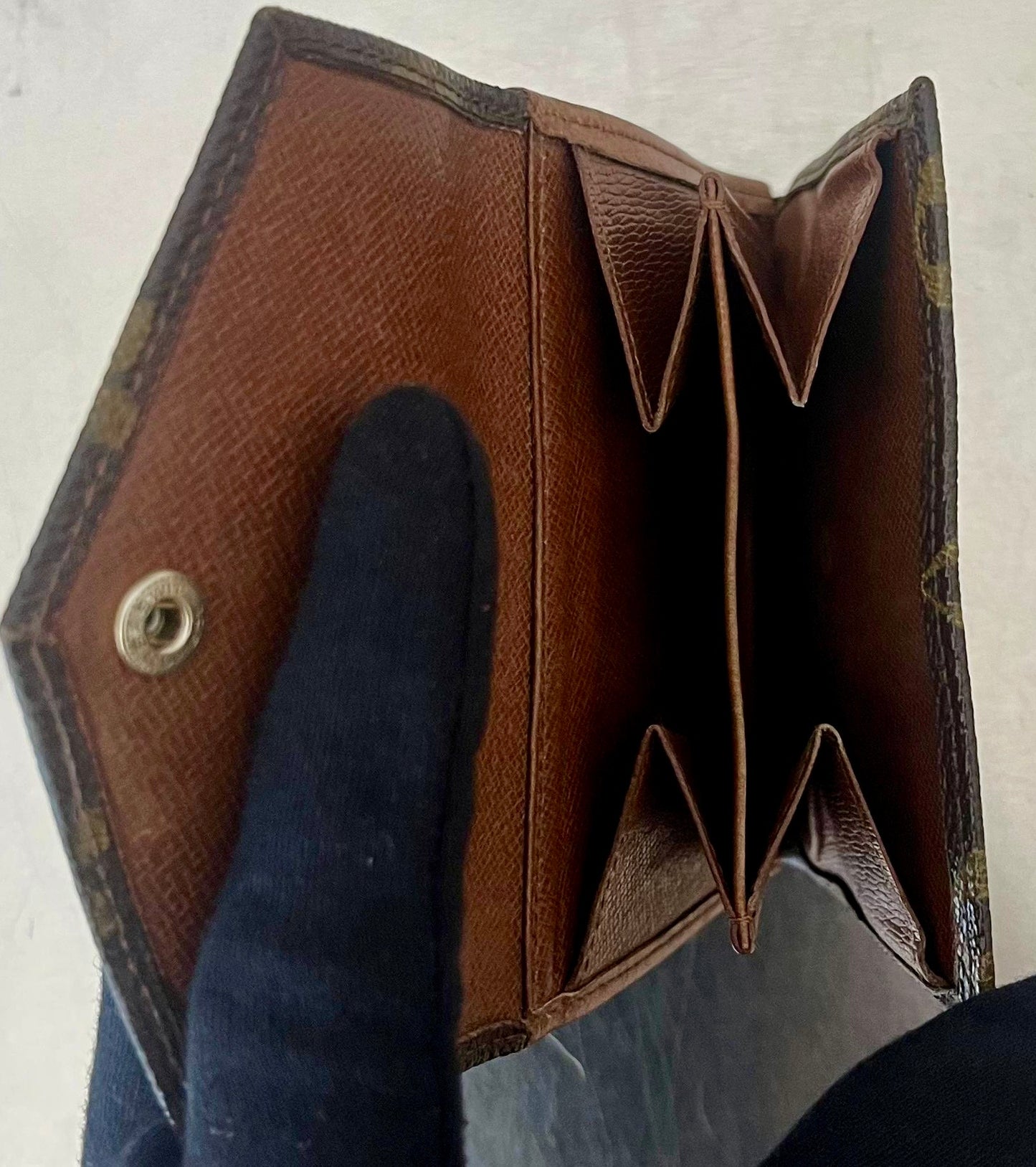 Louis Vuitton Double Bifold Monogramm Geldbörse