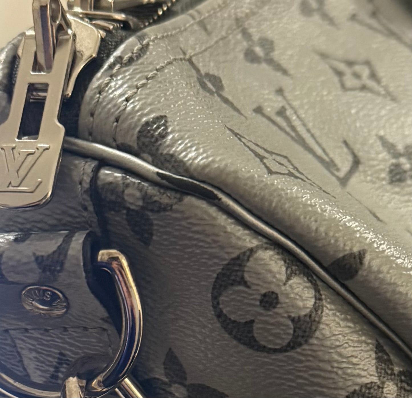 Louis Vuitton Keepall 50 Bandouliere Silver - Limitiertes Modell