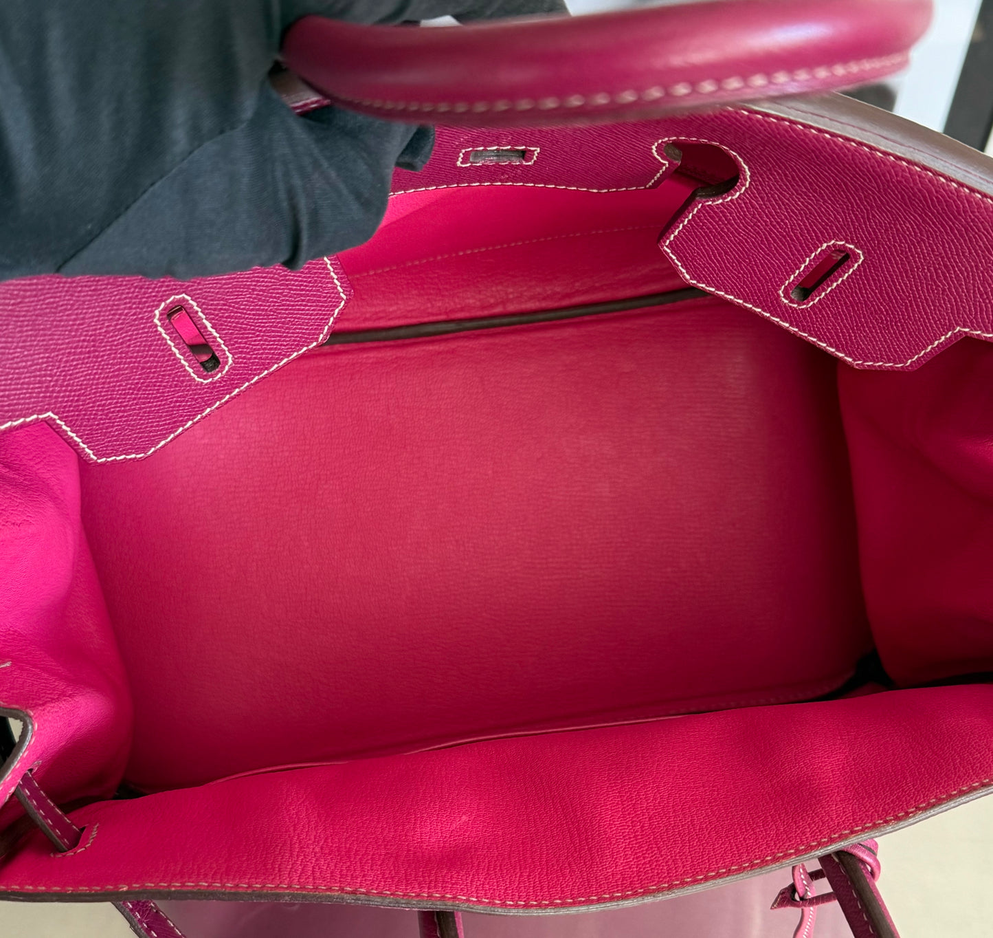 Hermès Birkin 35 Candy Collection Epsom Tosca / Rose Tyrien