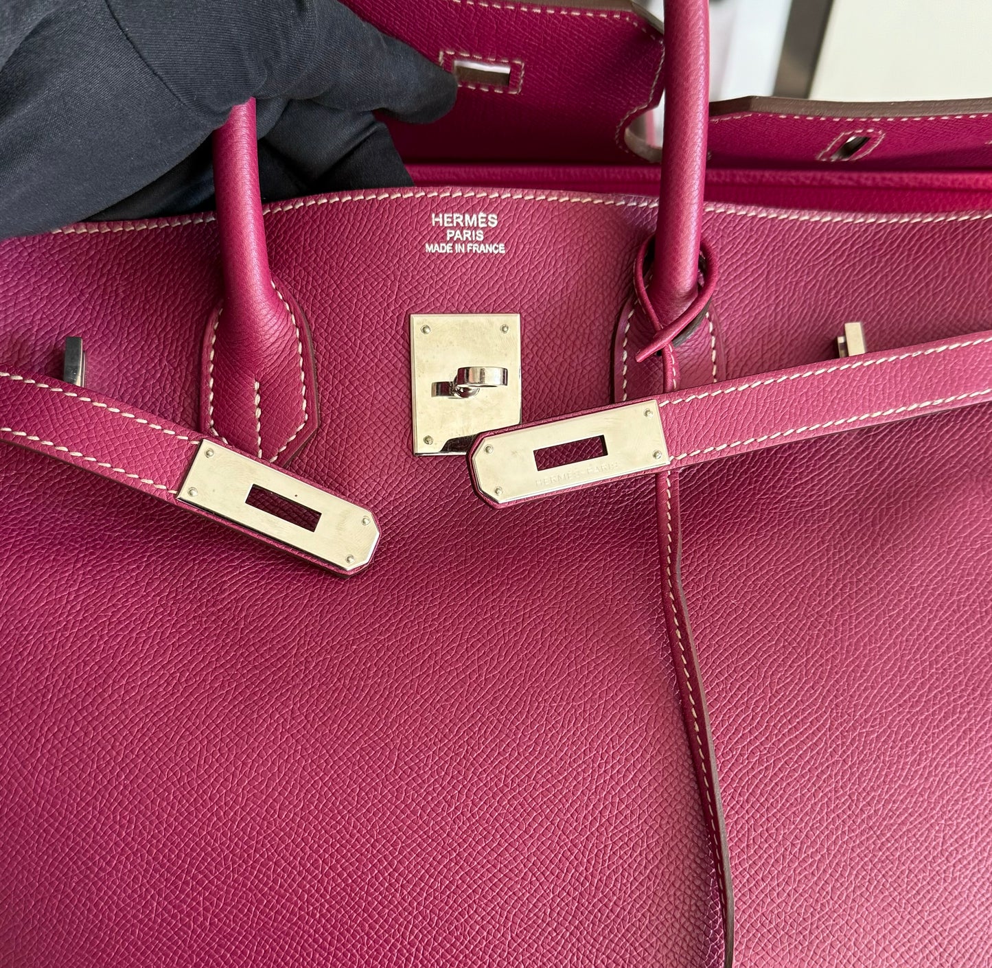 Hermès Birkin 35 Candy Collection Epsom Tosca / Rose Tyrien