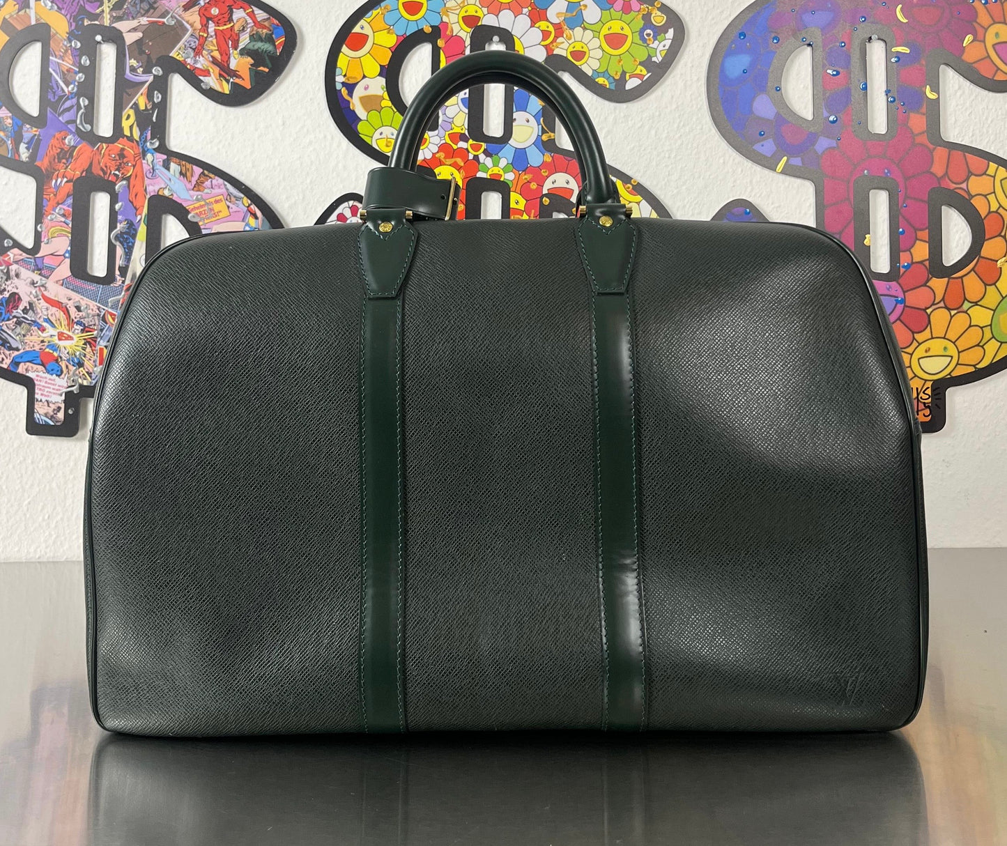 Louis Vuitton Kendall PM Taiga Leder