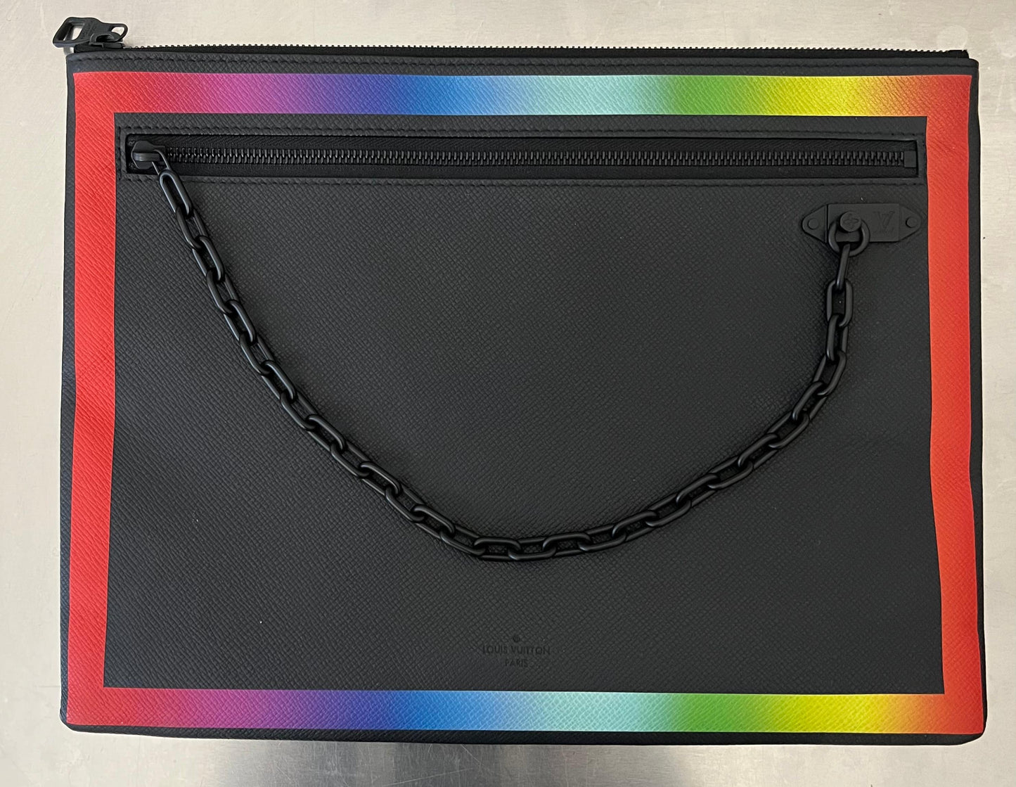 Louis Vuitton A4 Taiga Rainbow Pochette