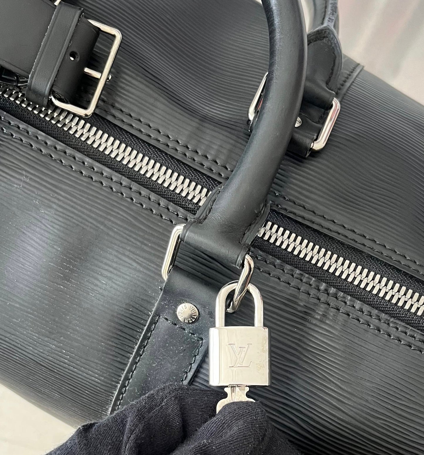 Louis Vuitton Keepall 45 Epi Leder