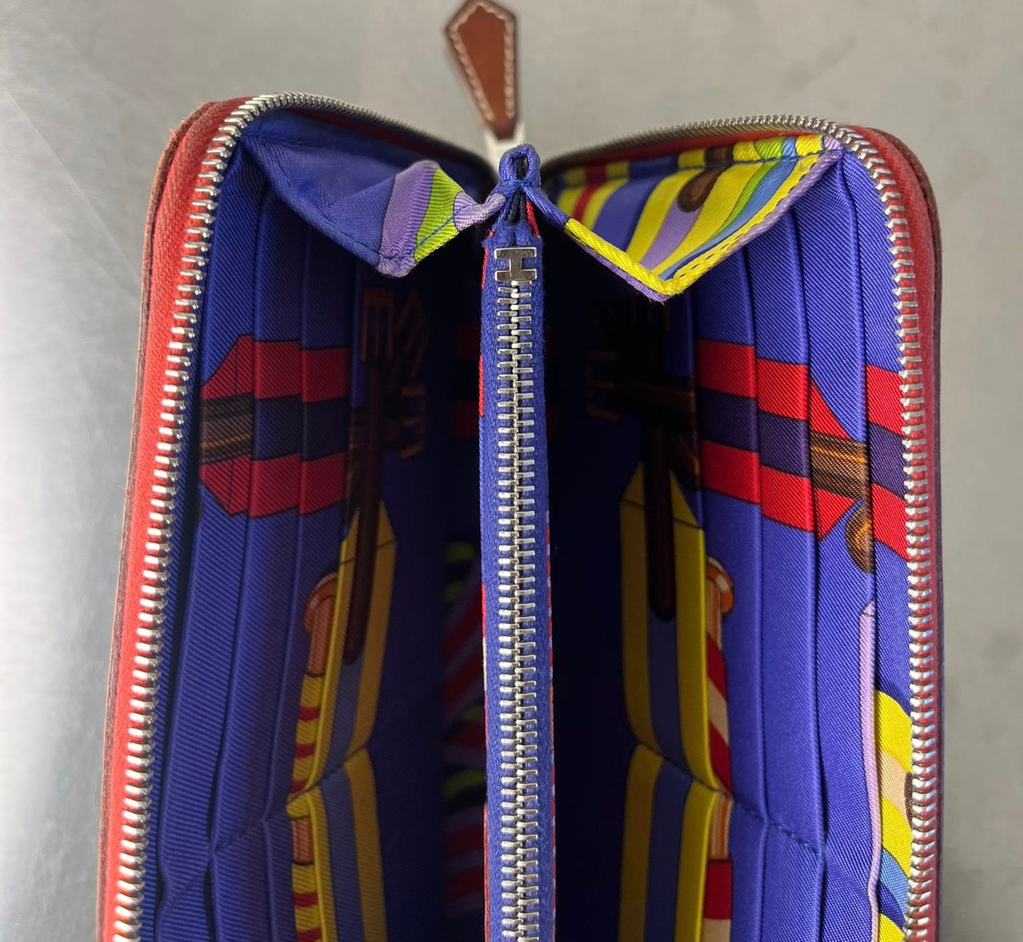Hermès Geldbörse Silk'in Epsom Bougainvillier