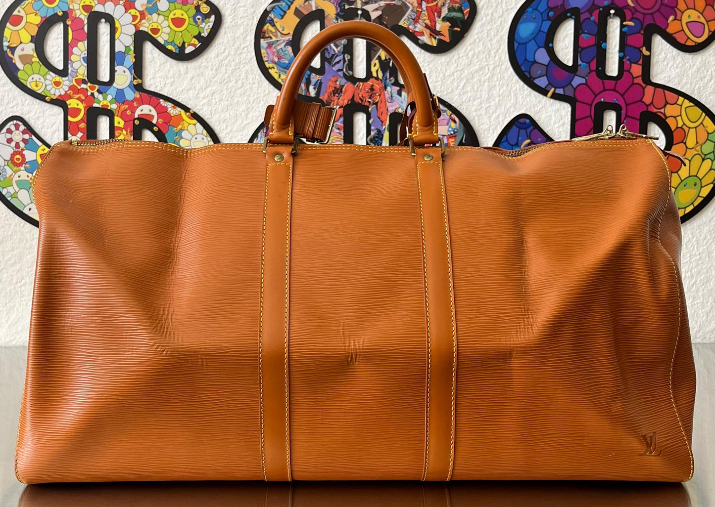 Louis Vuitton Keepall 55 Epi Leder