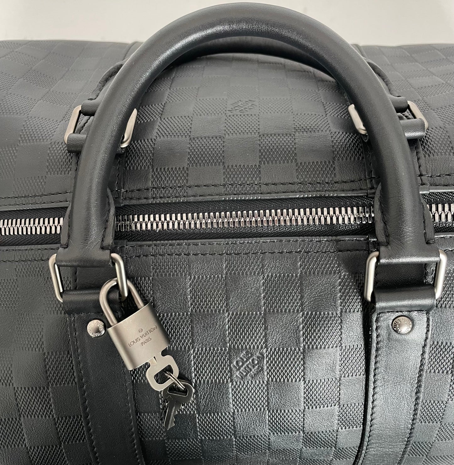 Louis Vuitton Keepall 55 Infini Damier Bandouliere Onyx