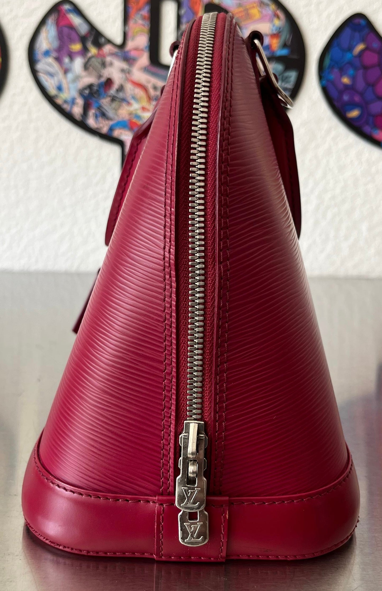 Louis Vuitton Alma PM Epi Fuchsia