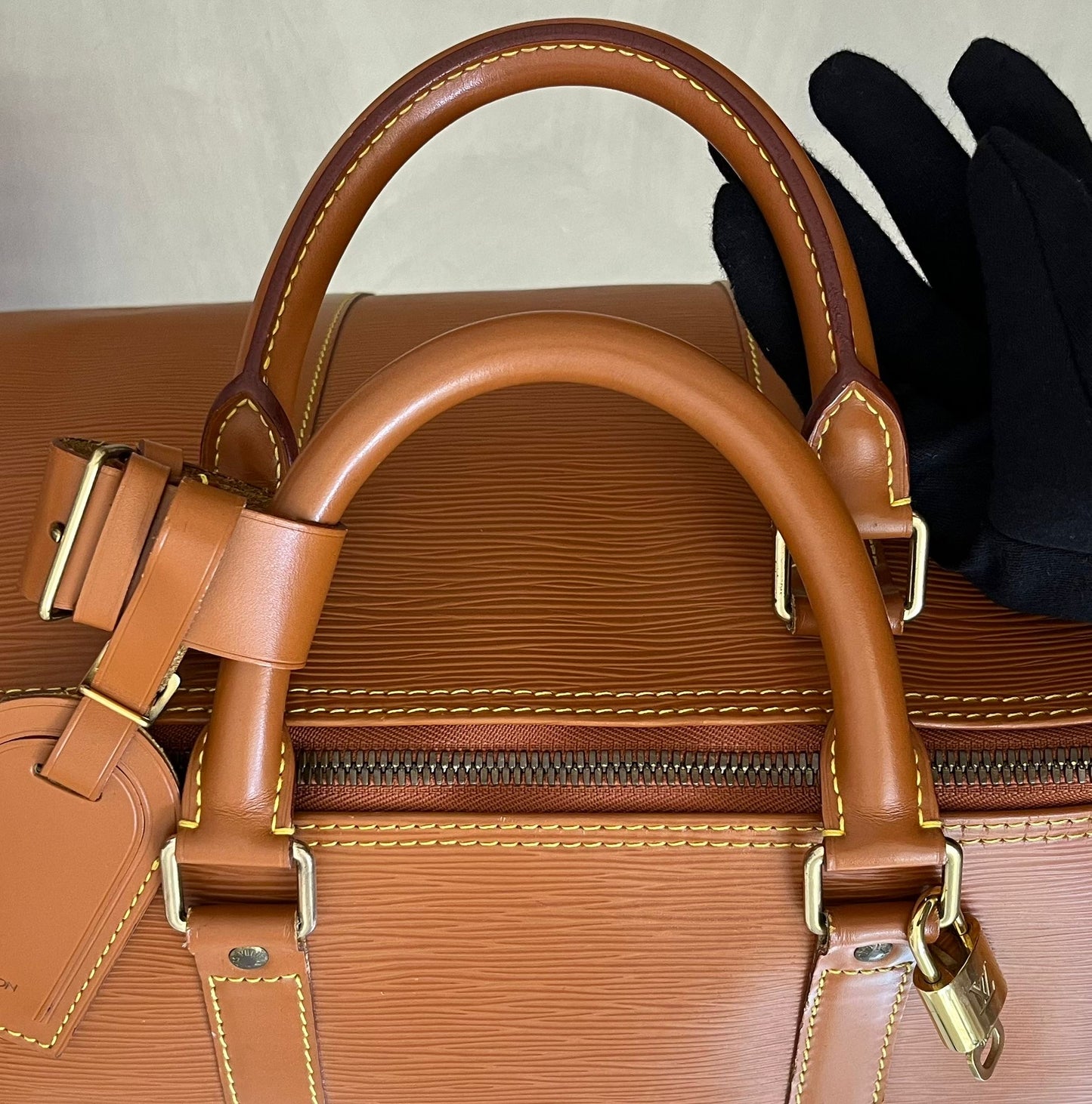 Louis Vuitton Keepall 55 Epi Leder