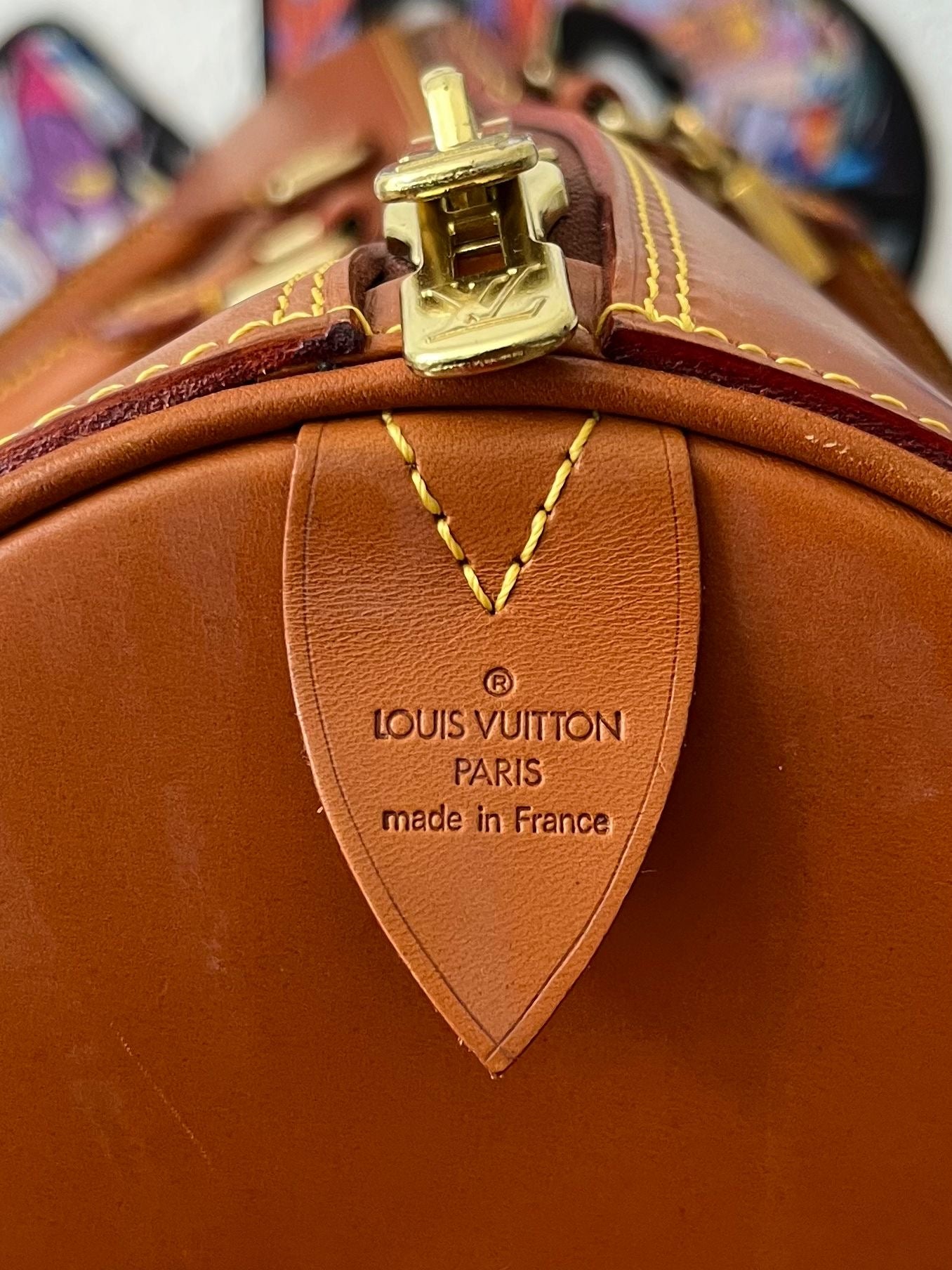 Louis Vuitton Keepall 65 Special Order Nomad Leder