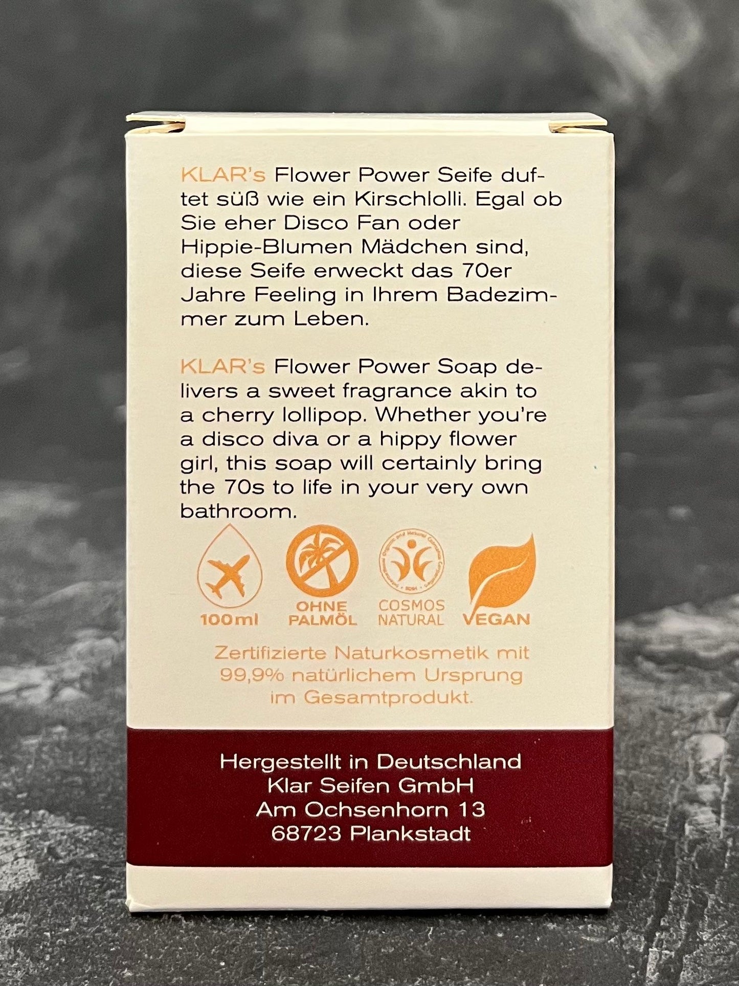 Klar's 70er Flower Power Seife 100g