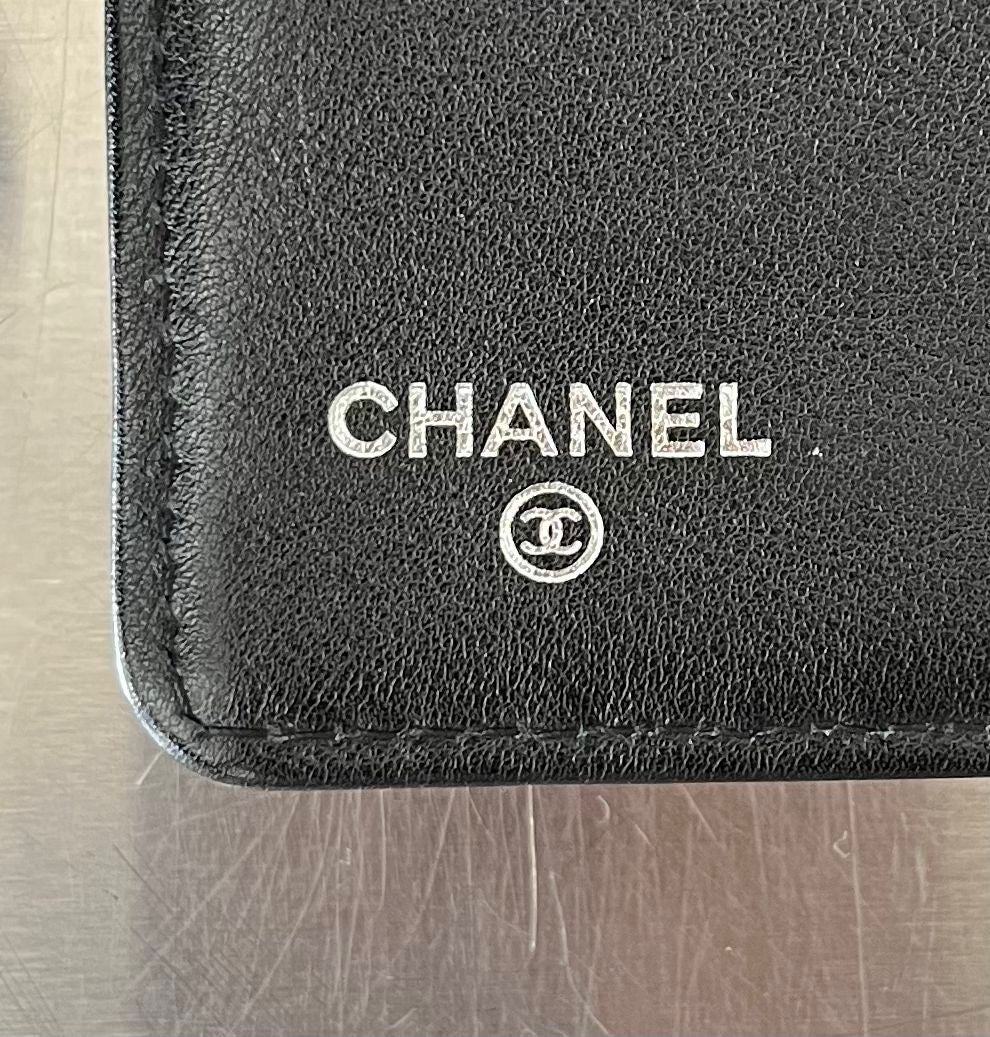 Chanel Matelasse Lackleder CC Geldbörse