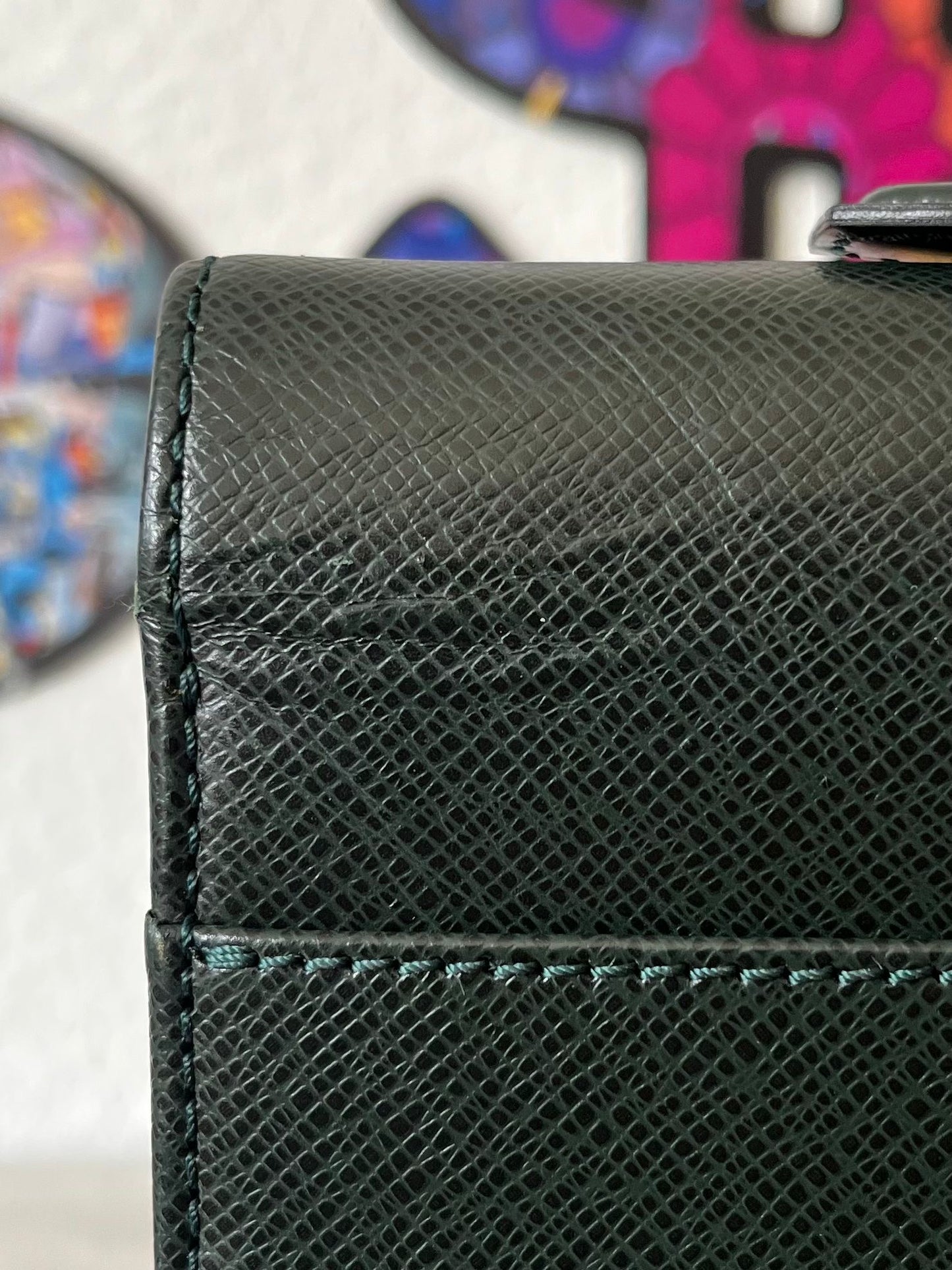 Louis Vuitton Serviette Kourad (Dunkelgrün)