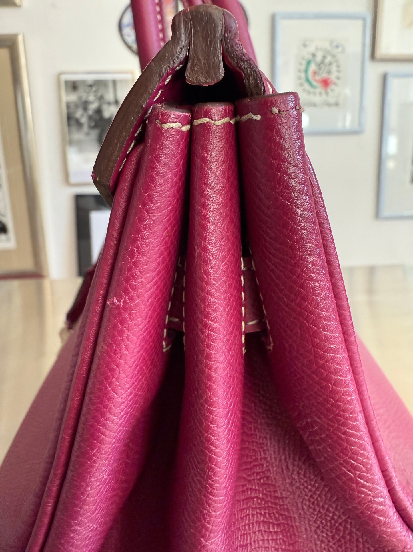 Hermès Birkin 35 Candy Collection Epsom Tosca / Rose Tyrien