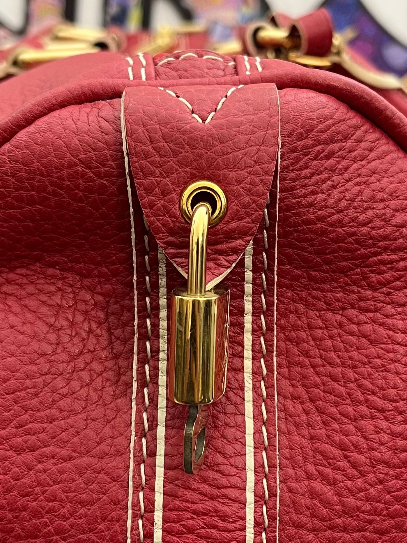 Louis Vuitton Keepall 50 Tobago Leder