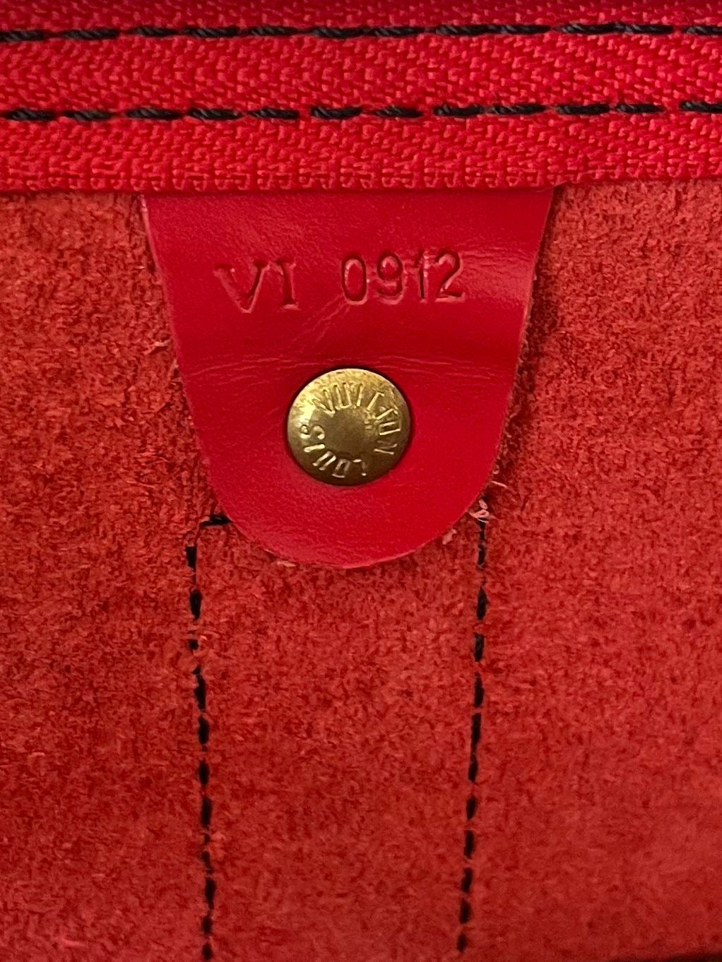 Louis Vuitton Keepall 50 Epi Leder